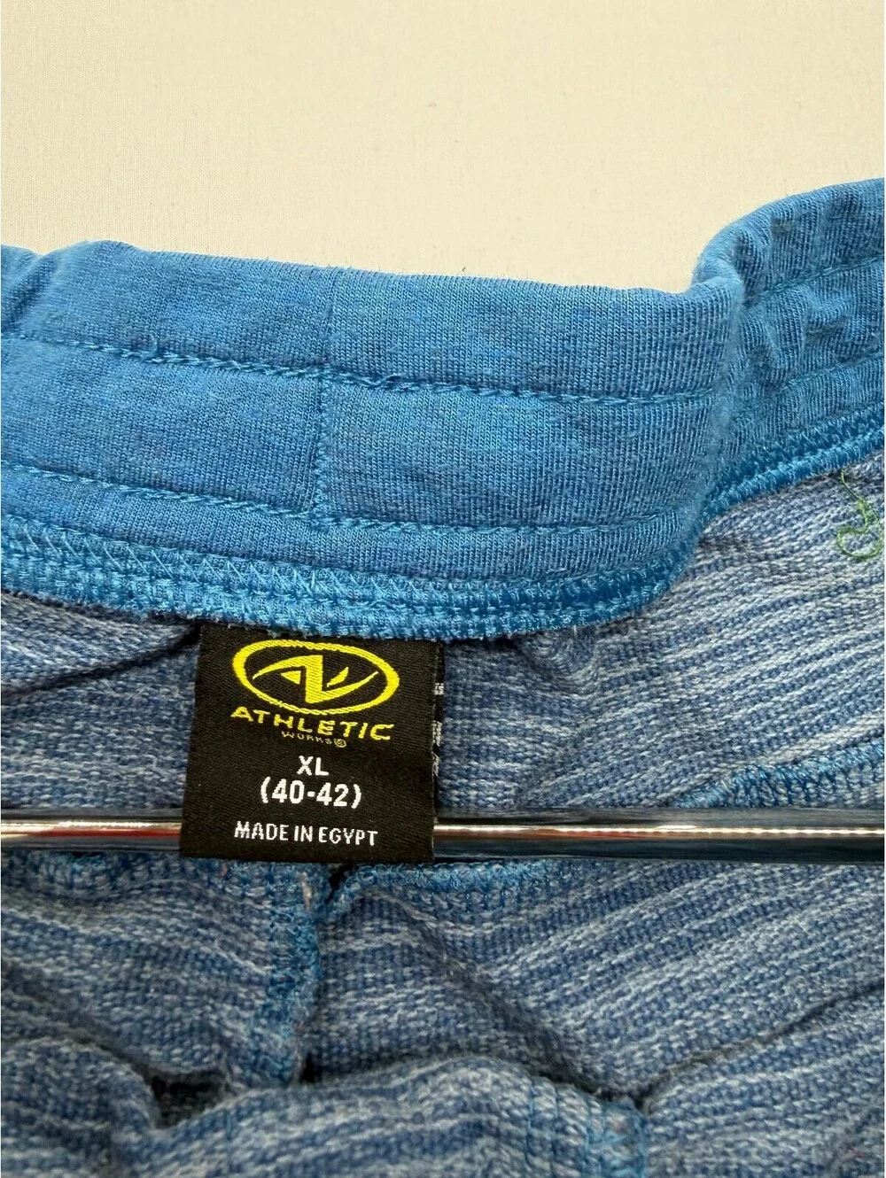 Athletic Men's Sweat Pants Jogger Elastic Waist Drawstring Size XL Blue